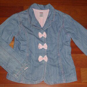Gymboree Tulip Garden denim jacket size L (10-12)
